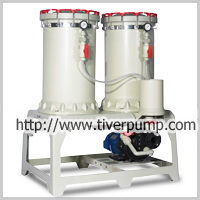 Double housing High pressure resistant precise chemical filter